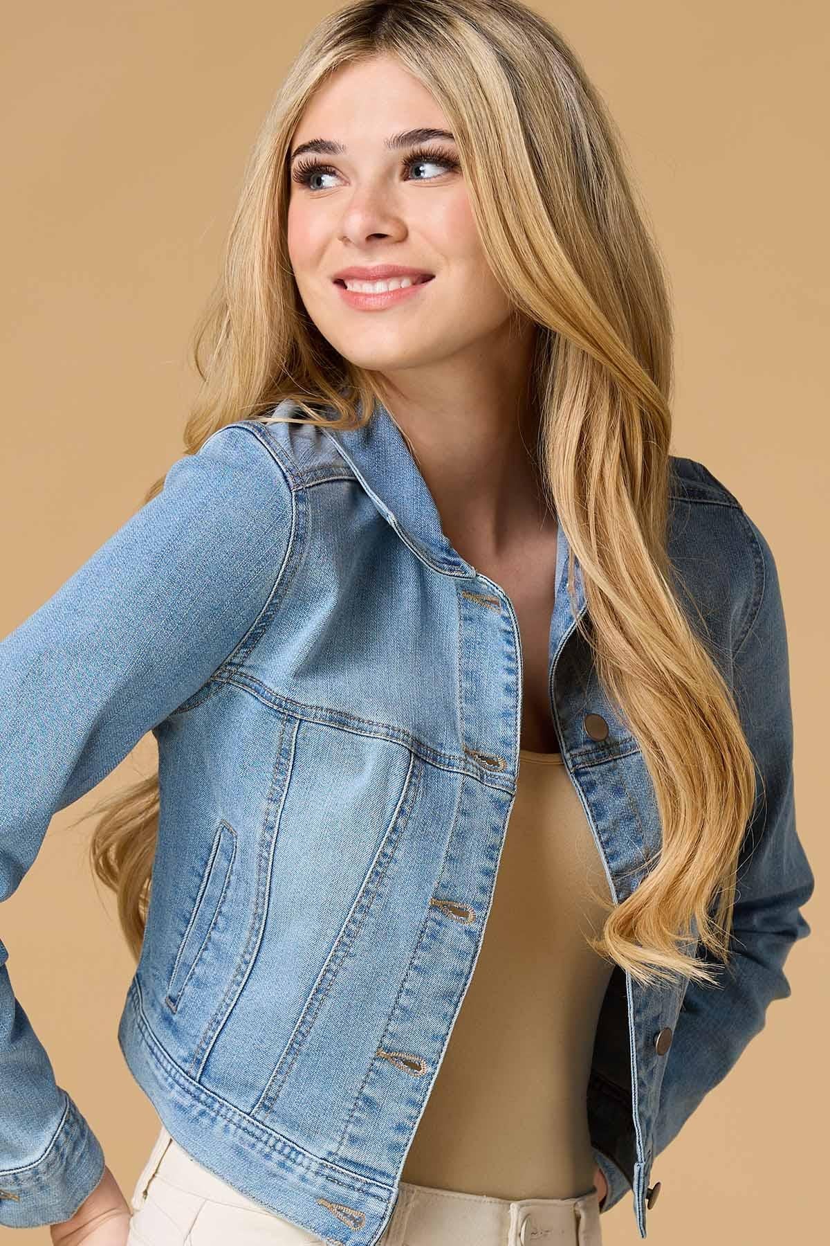 the basics denim jacket Versona Apparel