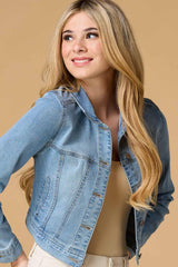 the basics denim jacket Versona Apparel