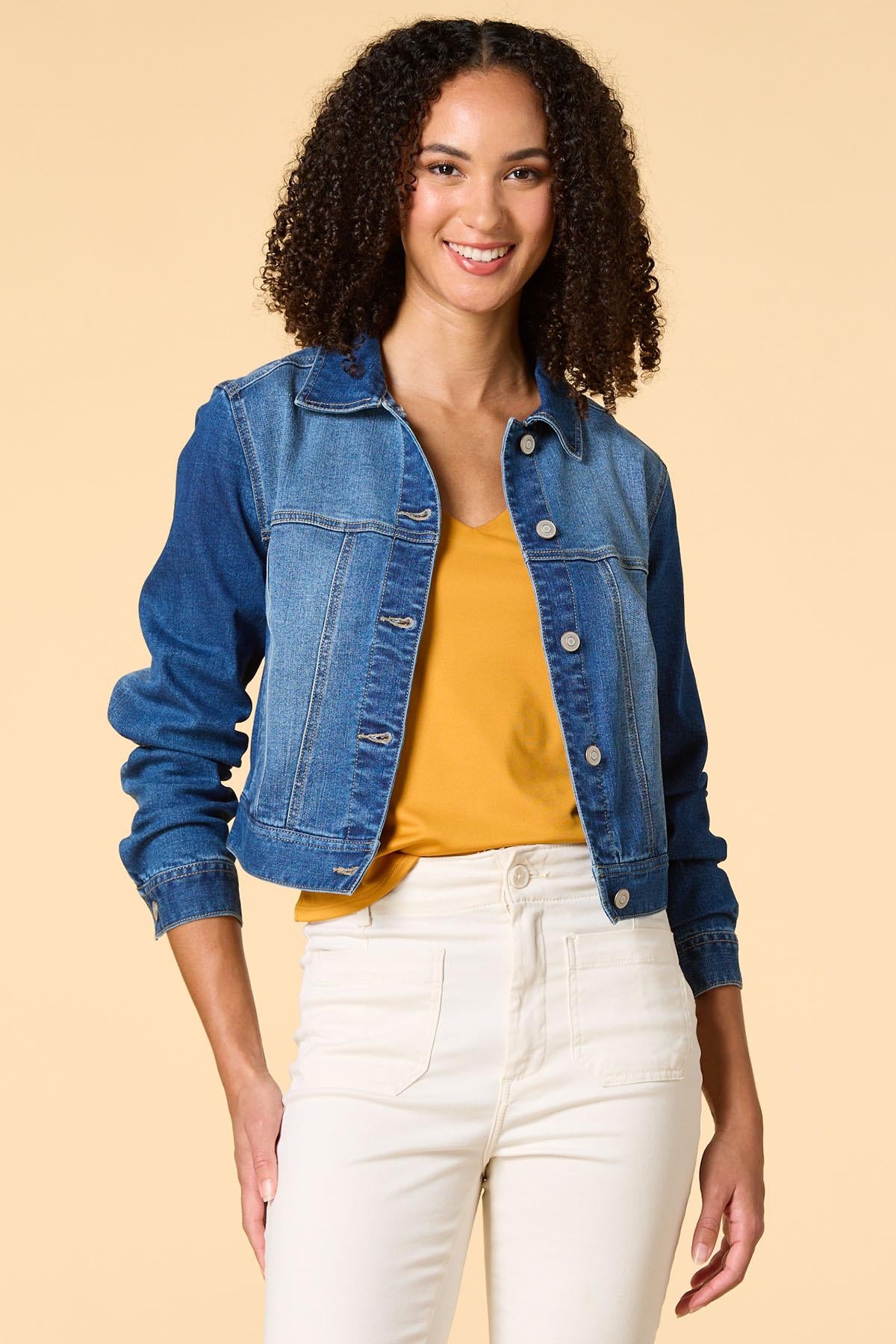 the basics denim jacket Versona Apparel