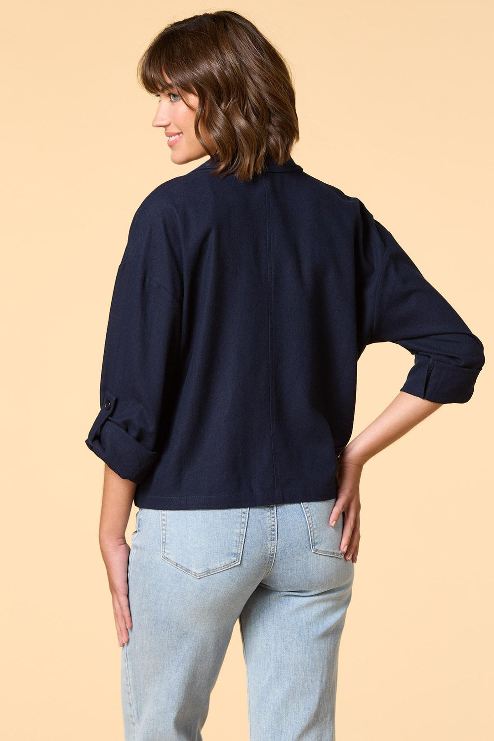 lights on linen jacket Versona Apparel|Sale