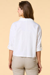 lights on linen jacket Versona Apparel|Sale