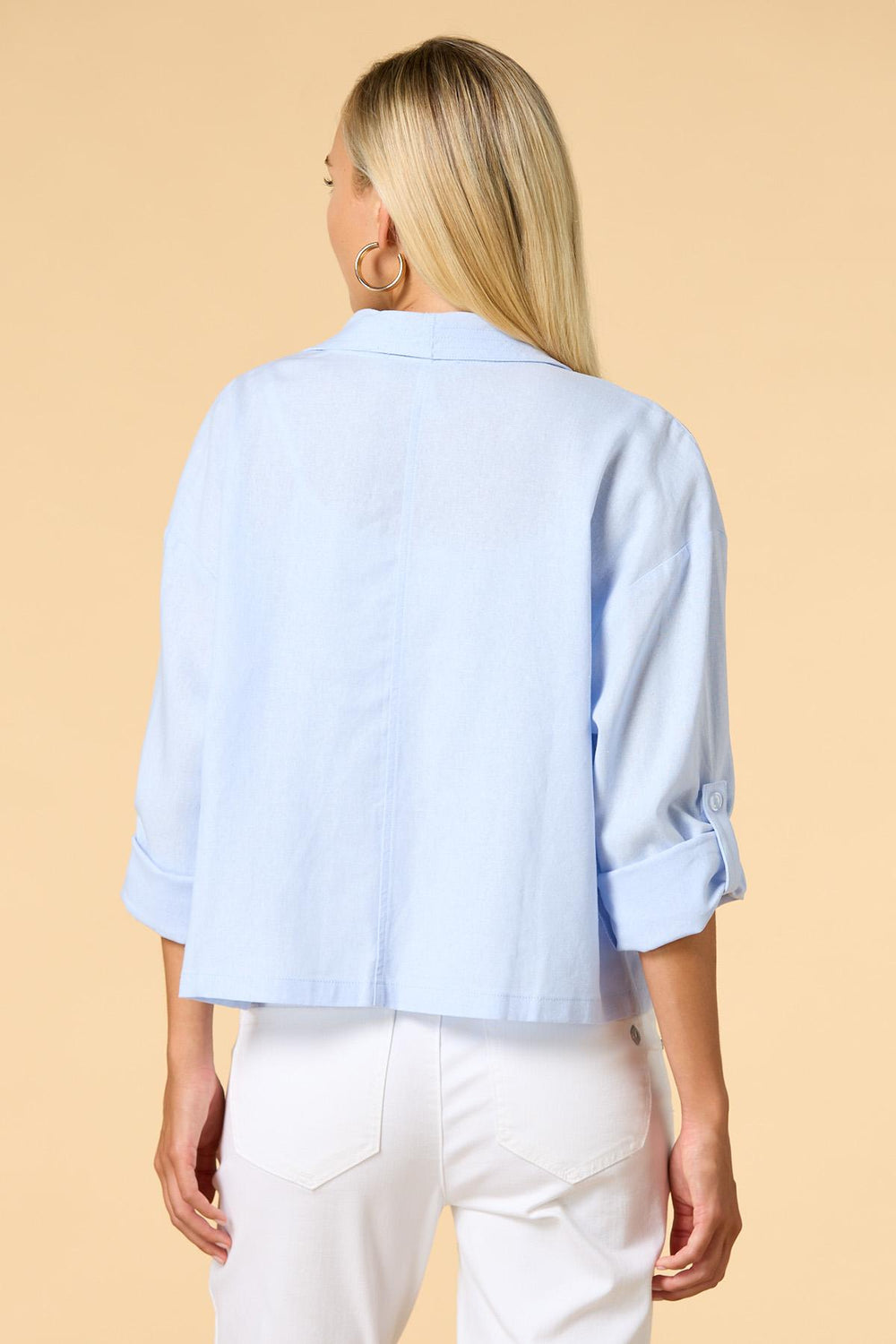 lights on linen jacket Versona Apparel|Sale