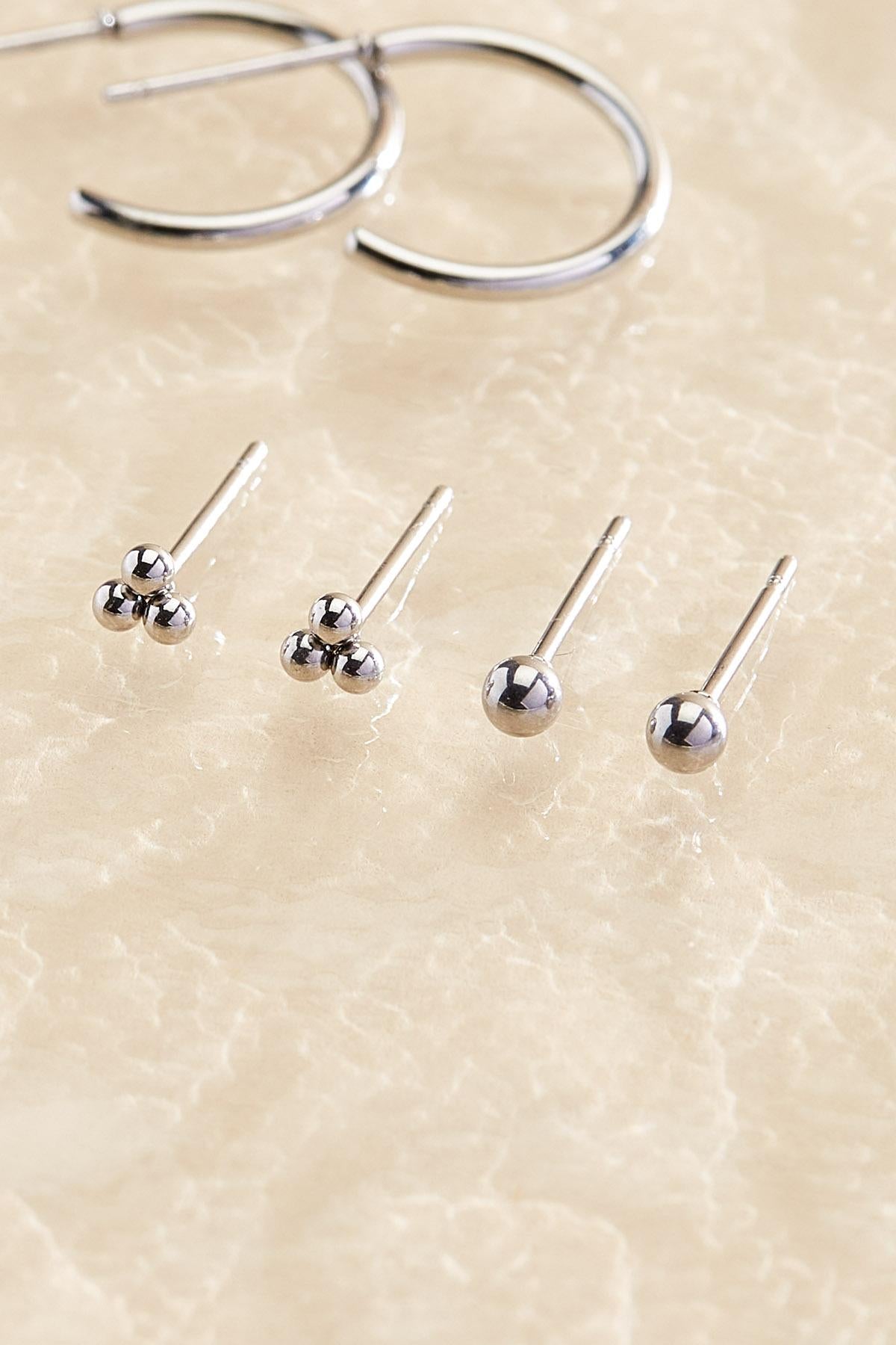 waterproof everyday earrings set Versona Jewelry