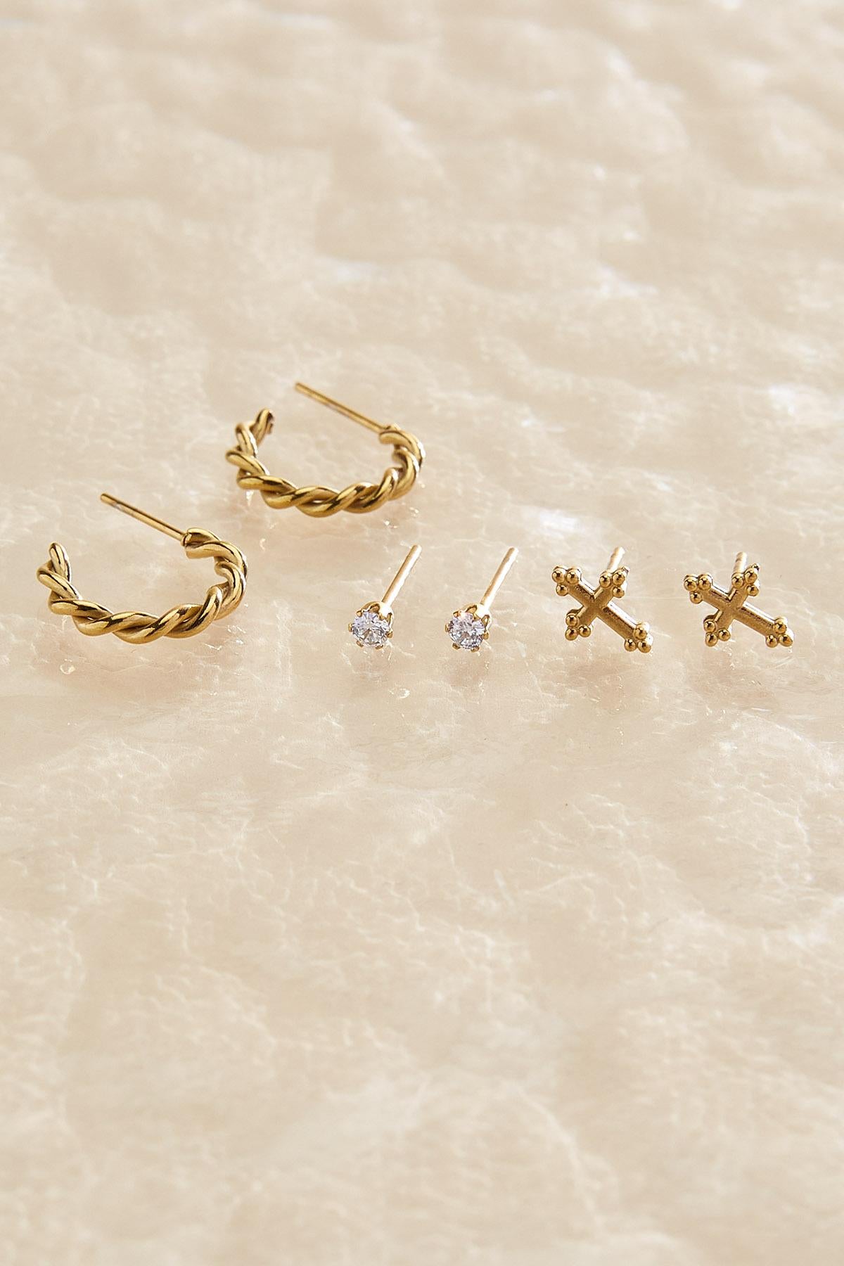 waterproof mixed earrings set Versona Jewelry