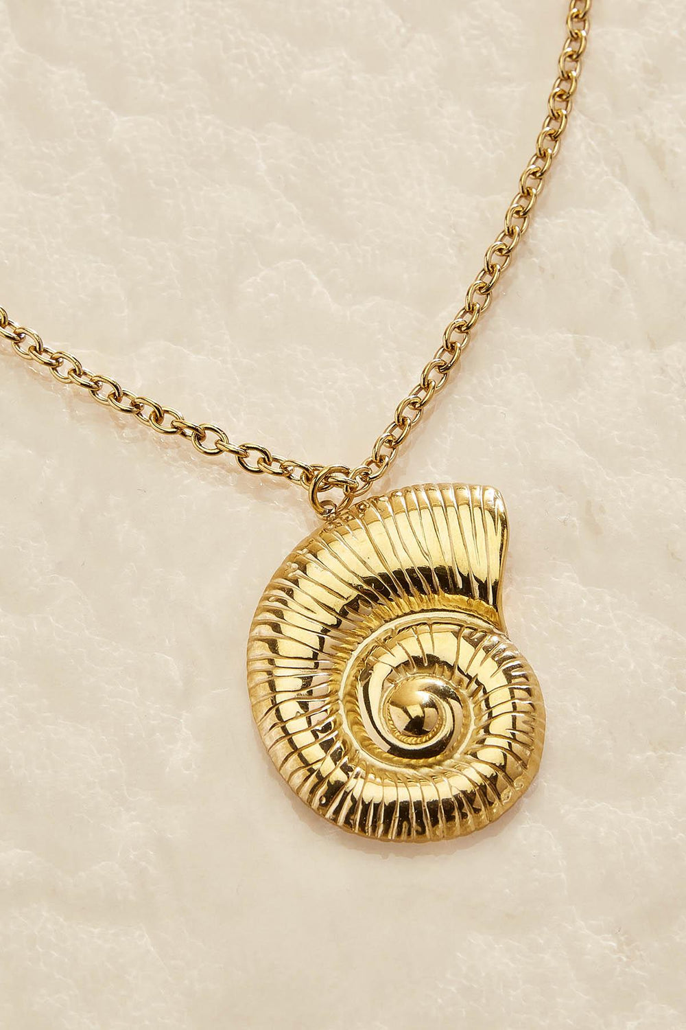 waterproof seashell pendant necklace Versona Jewelry