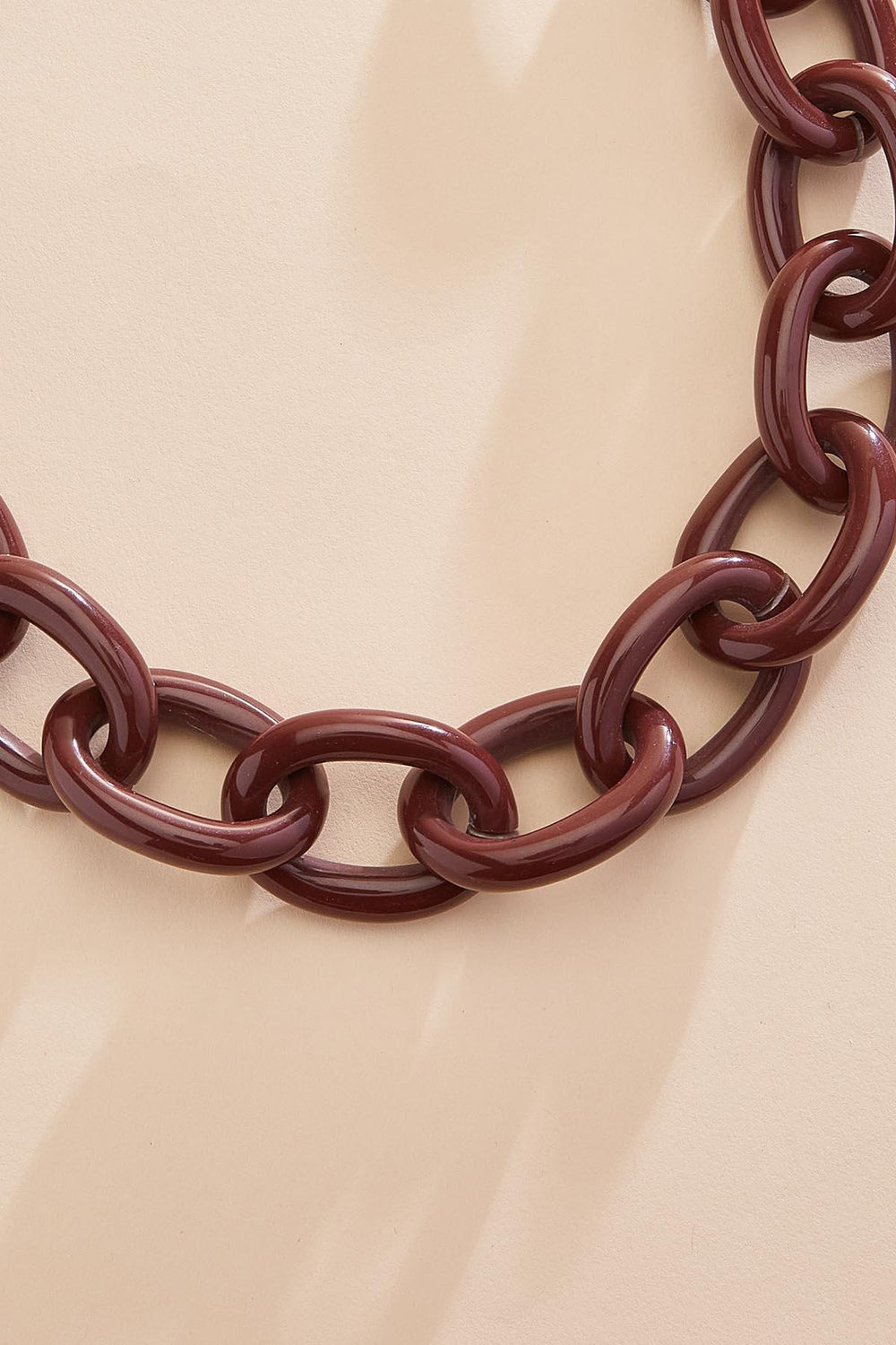 chunky lucite chain link necklace Versona Jewelry