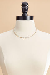 dainty pearl inset chain necklace Versona Jewelry