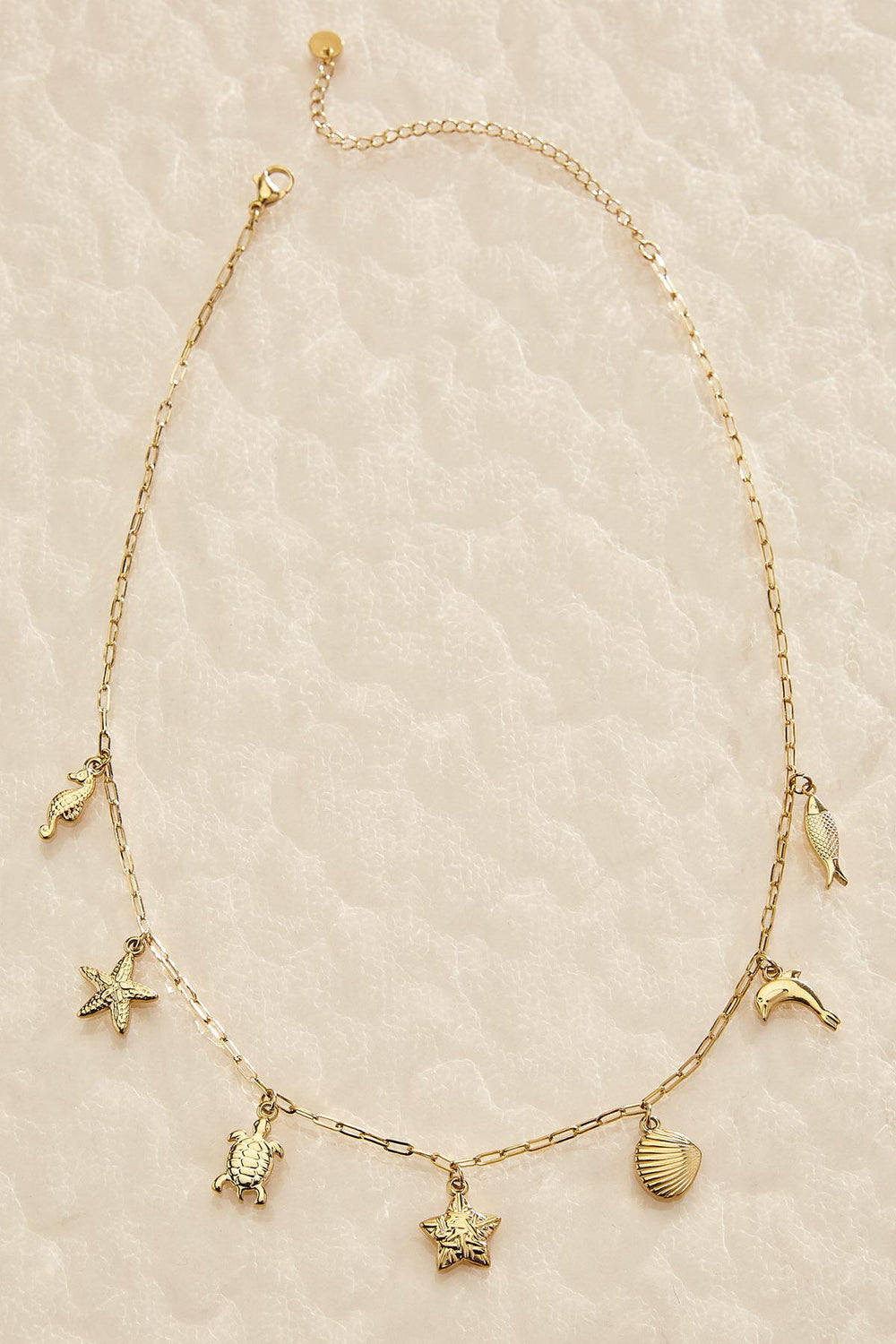 waterproof ocean life charm necklace Versona Jewelry