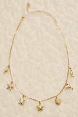 waterproof ocean life charm necklace Versona Jewelry