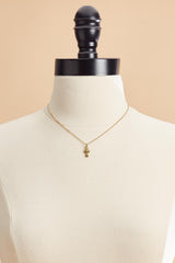 waterproof gold cross pendant necklace Versona Jewelry