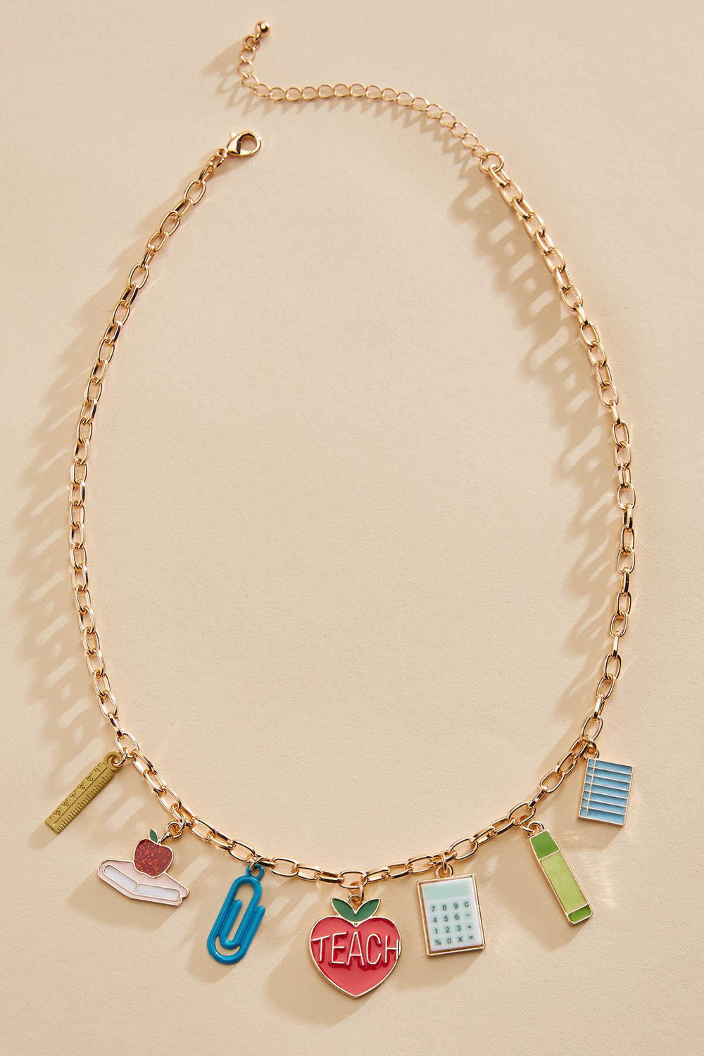 enamel teacher icon charm necklace Versona Jewelry|Accessories