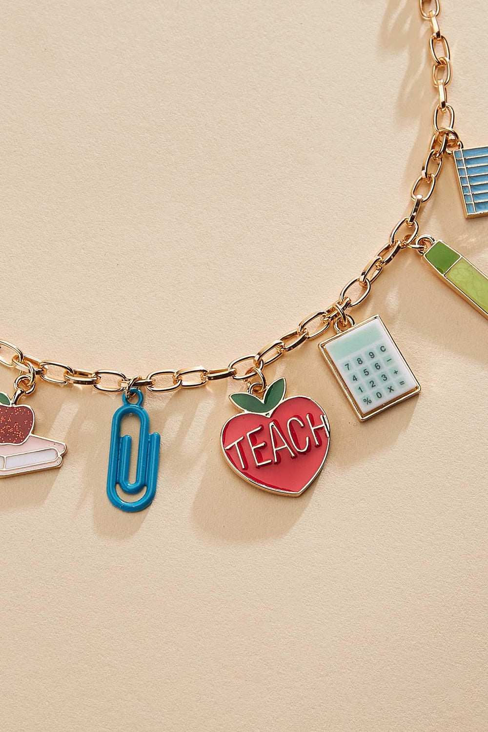 enamel teacher icon charm necklace Versona Jewelry|Accessories