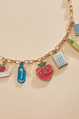 enamel teacher icon charm necklace Versona Jewelry|Accessories