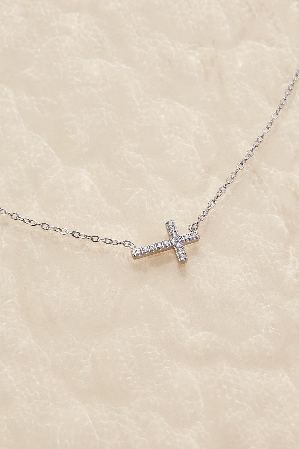 waterproof cross pendant necklace Versona Jewelry