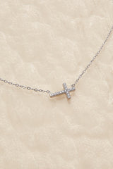 waterproof cross pendant necklace Versona Jewelry
