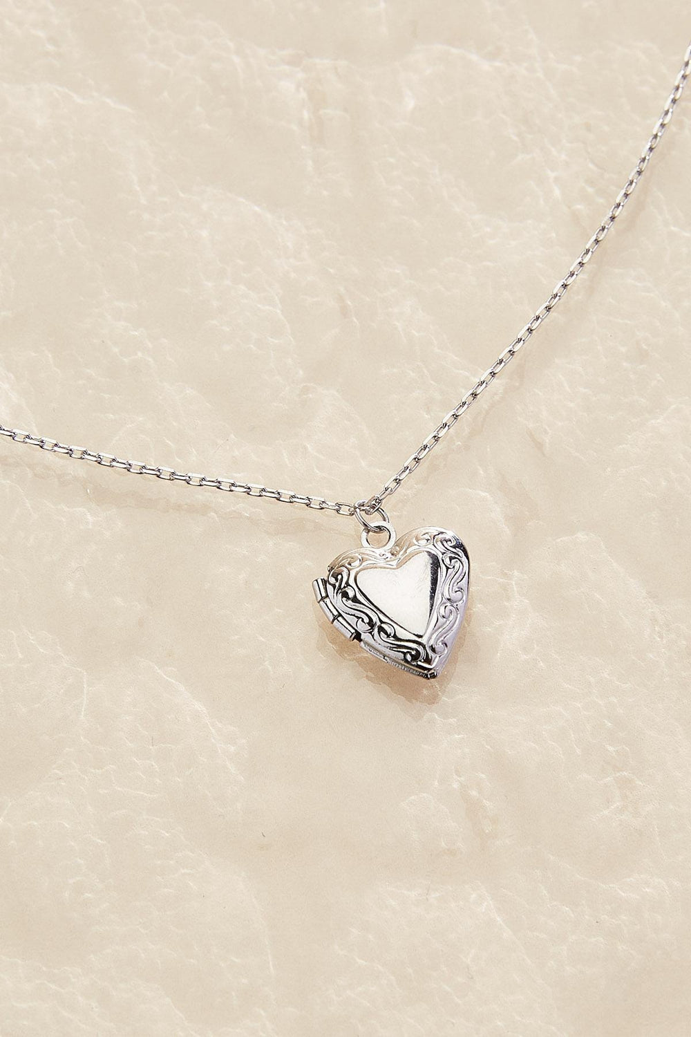 waterproof heart locket necklace Versona Jewelry