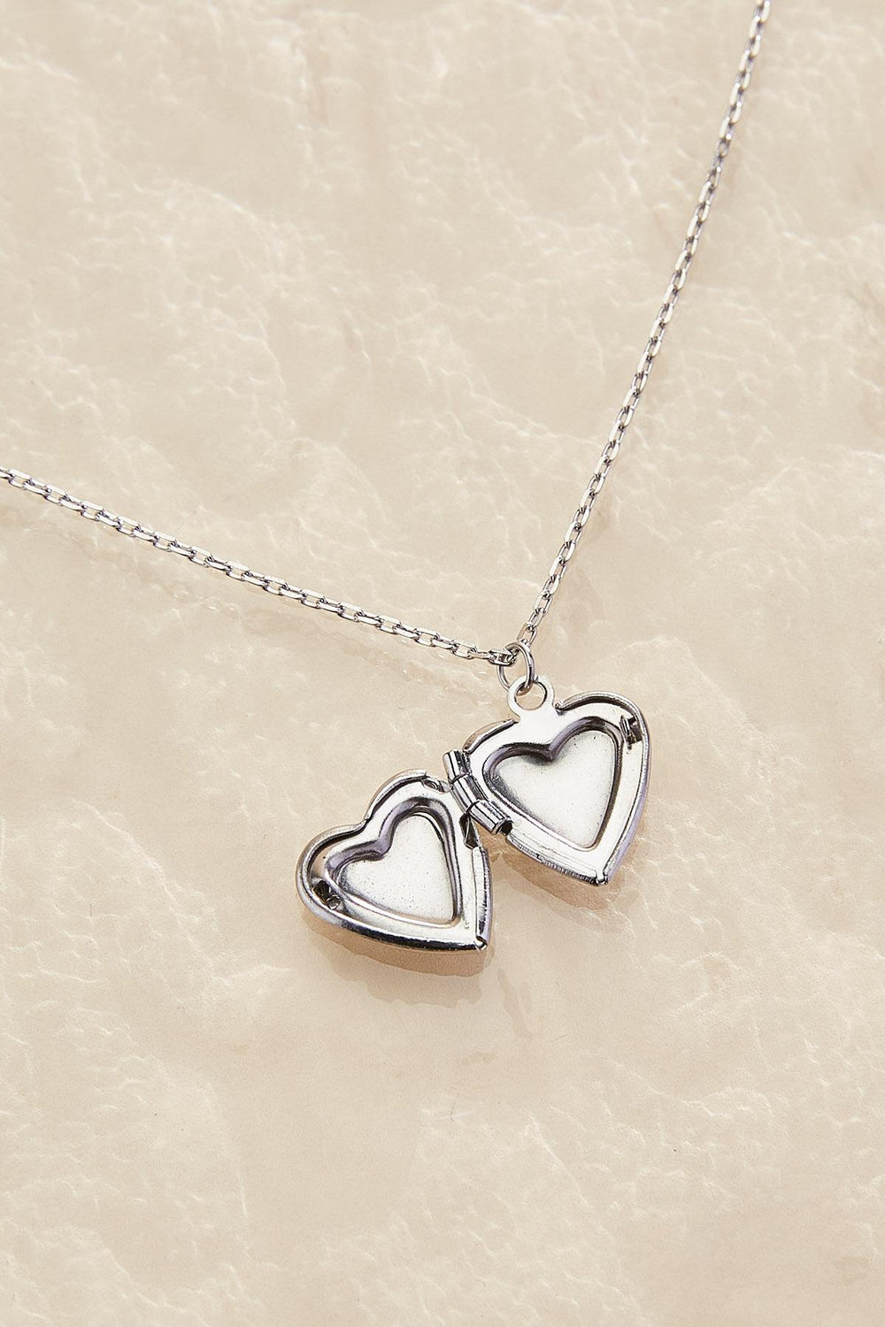 waterproof heart locket necklace Versona Jewelry