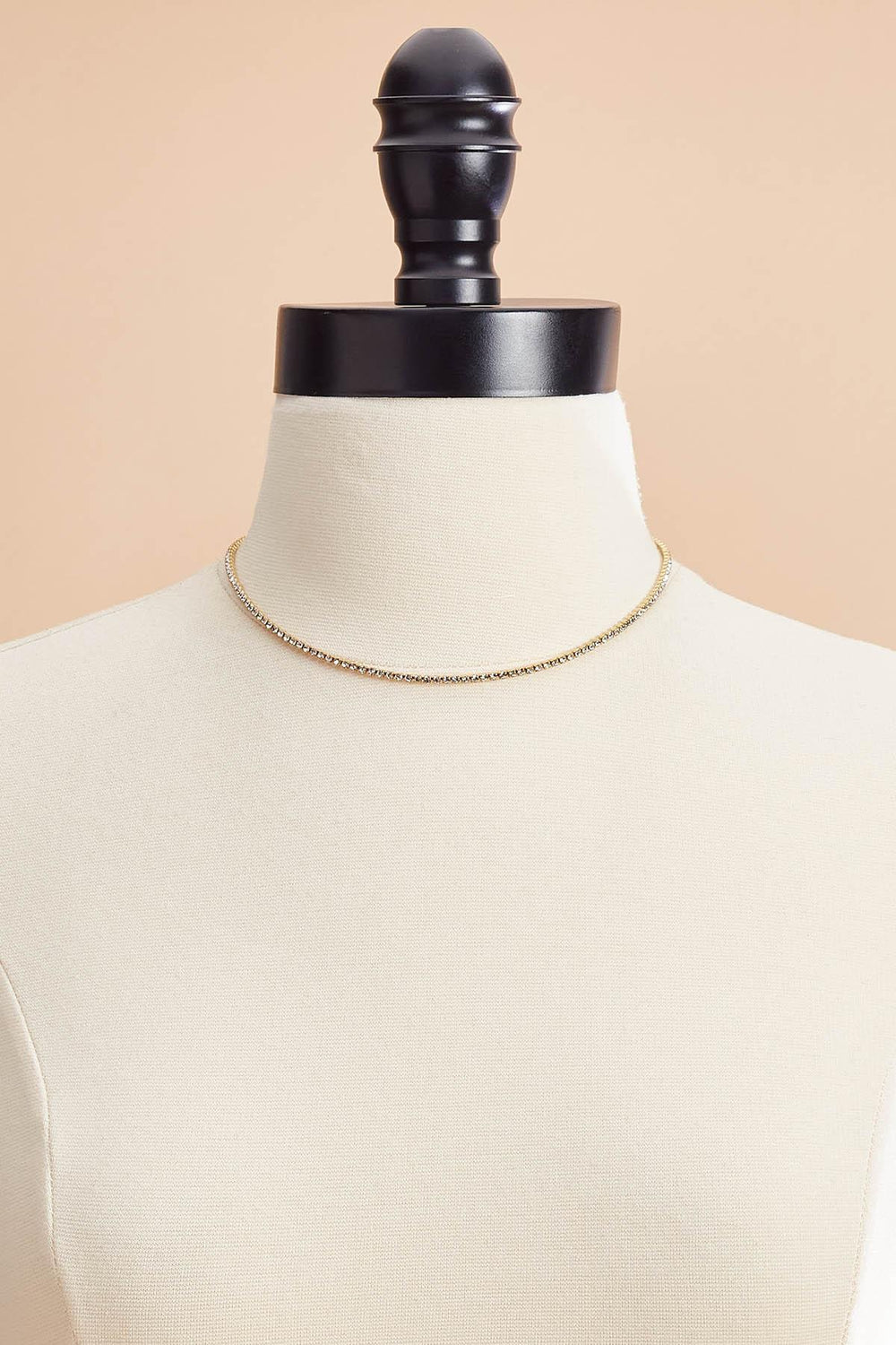 waterproof glass stone chain necklace Versona Jewelry