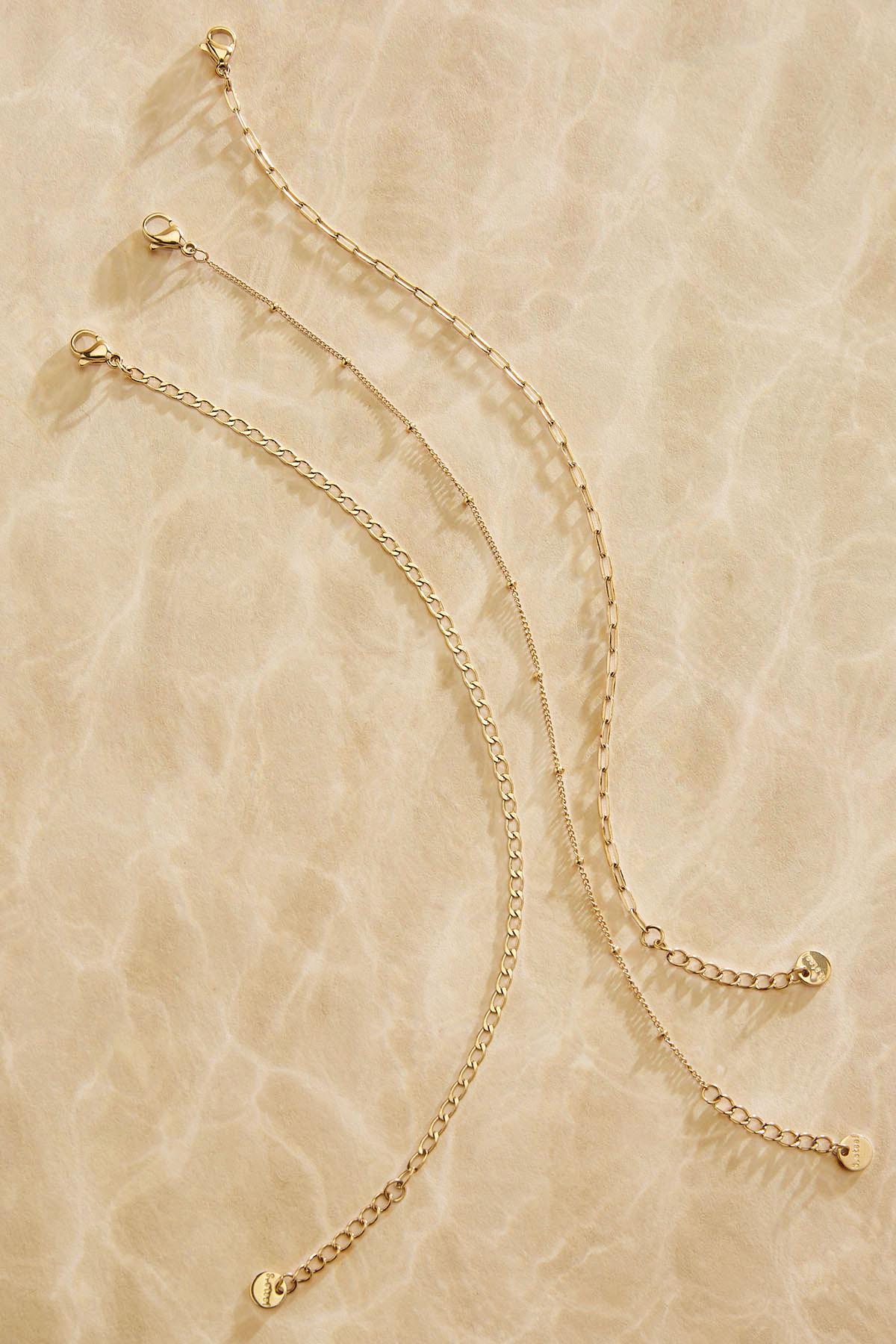 waterproof stainless steel chain bracelet set Versona Jewelry
