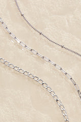waterproof stainless steel chain bracelet set Versona Jewelry