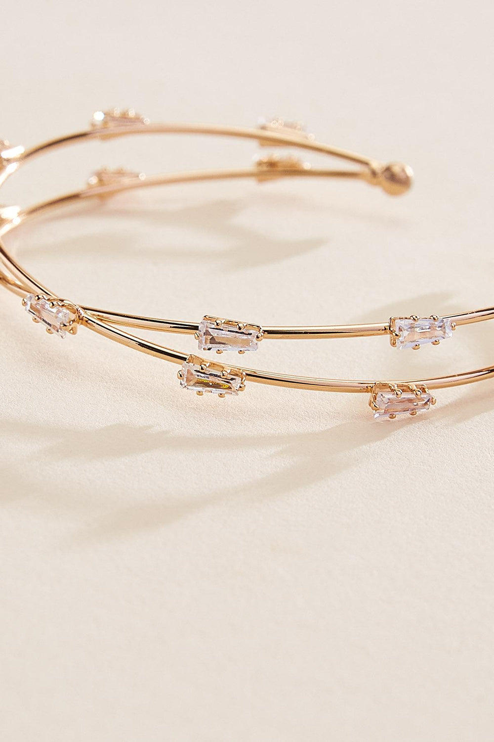 crossover embellished cuff bracelet Versona Jewelry