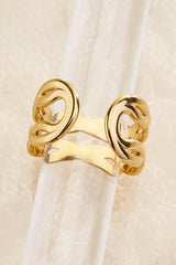 waterproof rope textured ring Versona Jewelry