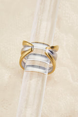 waterproof two tone ring Versona Jewelry