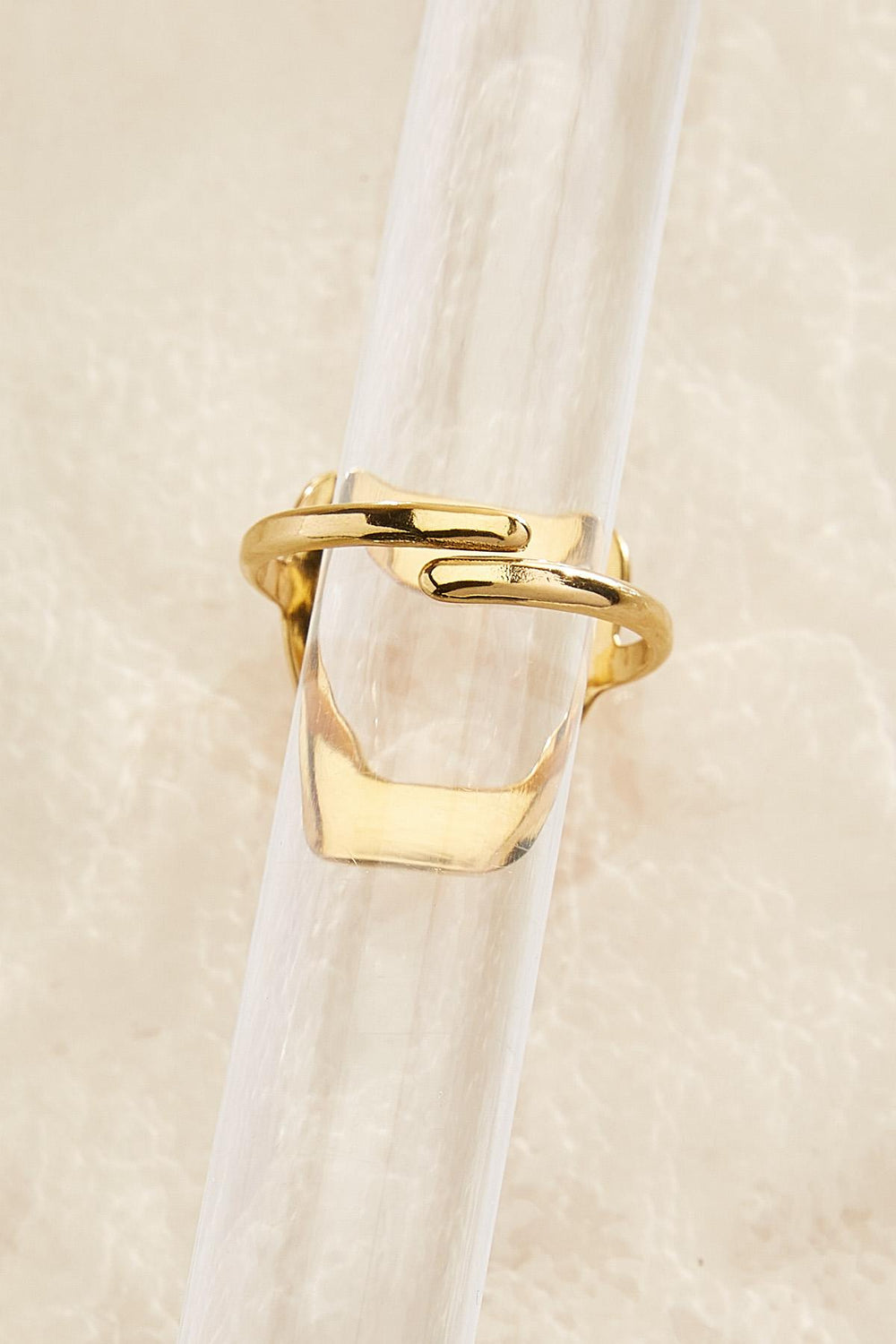 waterproof hammered heart ring Versona Jewelry
