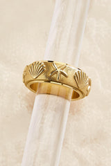 waterproof sea life icon fidget ring Versona Jewelry
