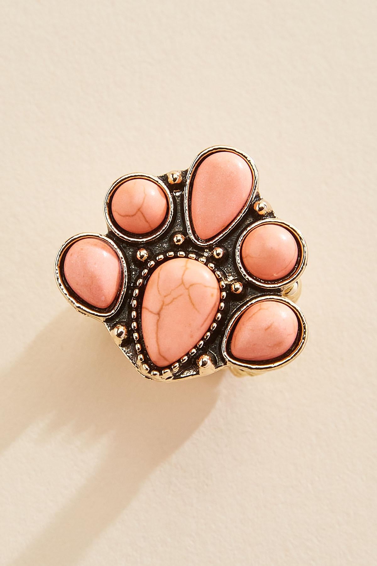 western blossom gold stretch ring Versona Jewelry