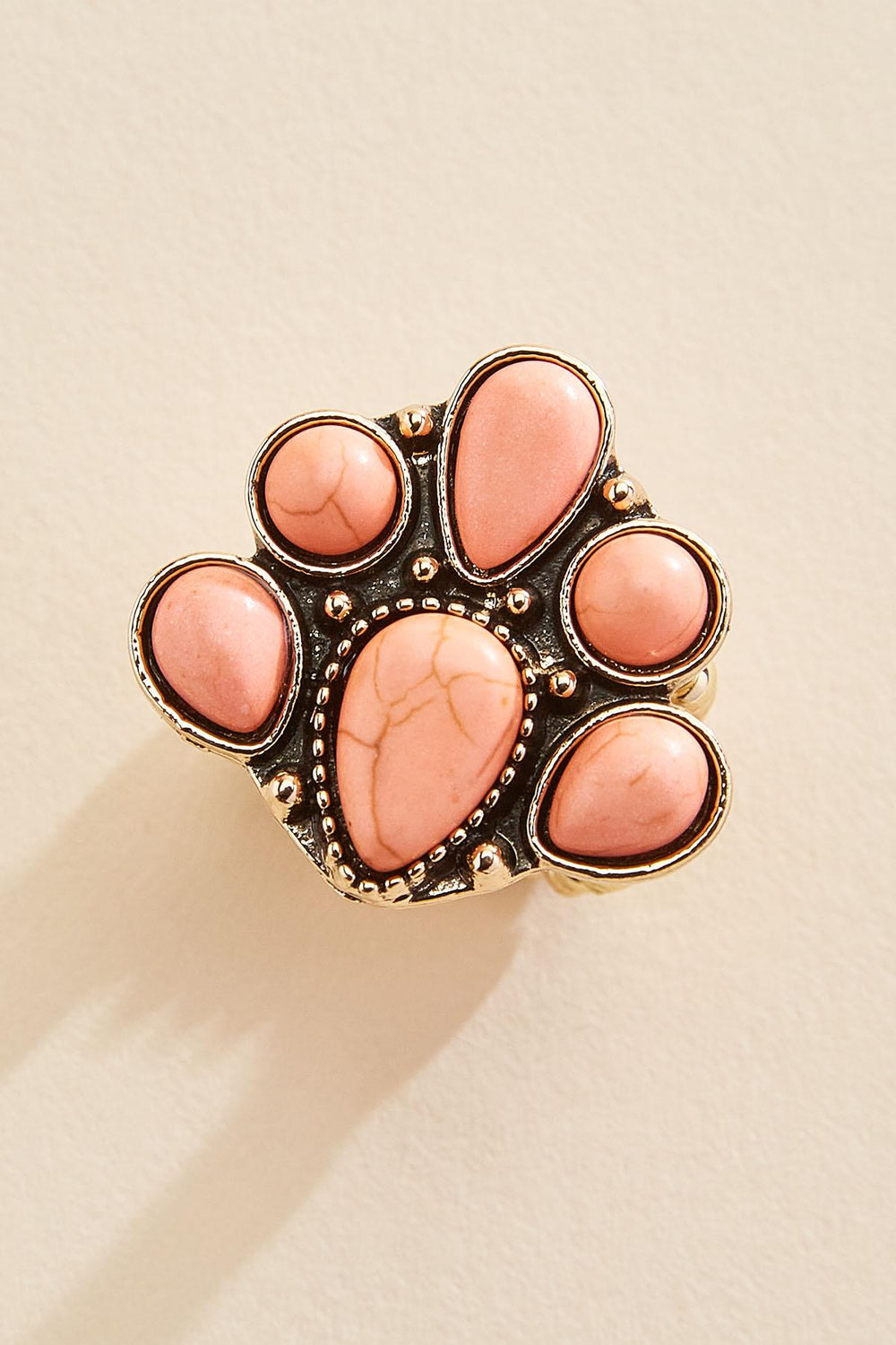 western blossom gold stretch ring Versona Jewelry