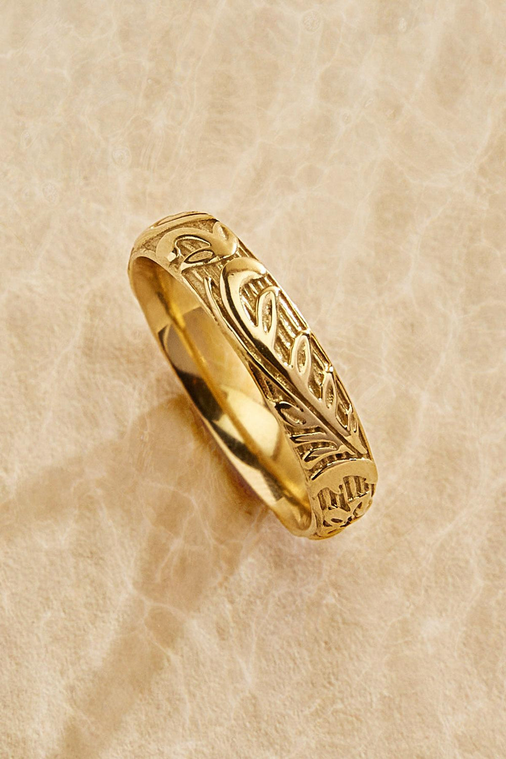 waterproof western engraved ring Versona Jewelry