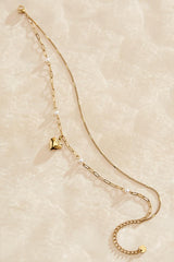 waterproof heart charm layered anklet Versona Jewelry