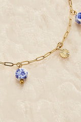 waterproof ceramic beaded anklet Versona Jewelry