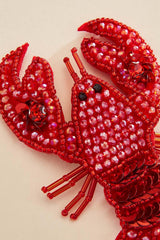 embellished lobster brooch Versona Jewelry