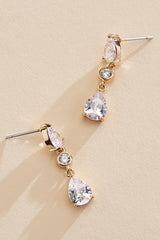 cubic zirconia tear stone necklace set Versona Jewelry|Accessories