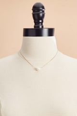 delicate pearl pendant necklace Versona Jewelry