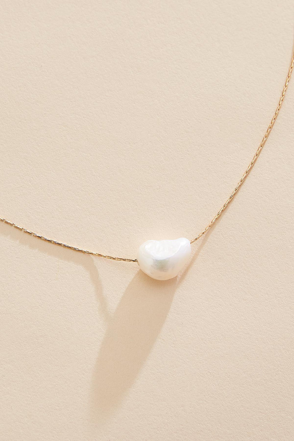 delicate pearl pendant necklace Versona Jewelry