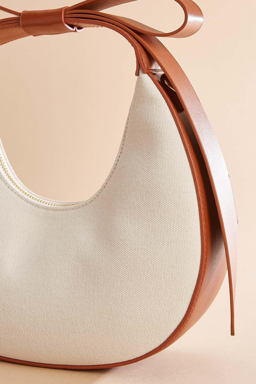 two tone bow crescent bag Versona Accessories