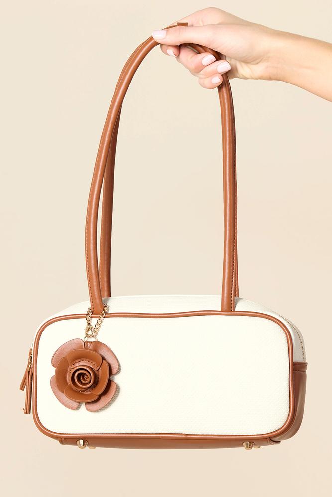 contrast piped bowler bag Versona Accessories