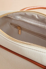 contrast piped bowler bag Versona Accessories