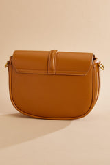 faux leather twill flap crossbody Versona Accessories