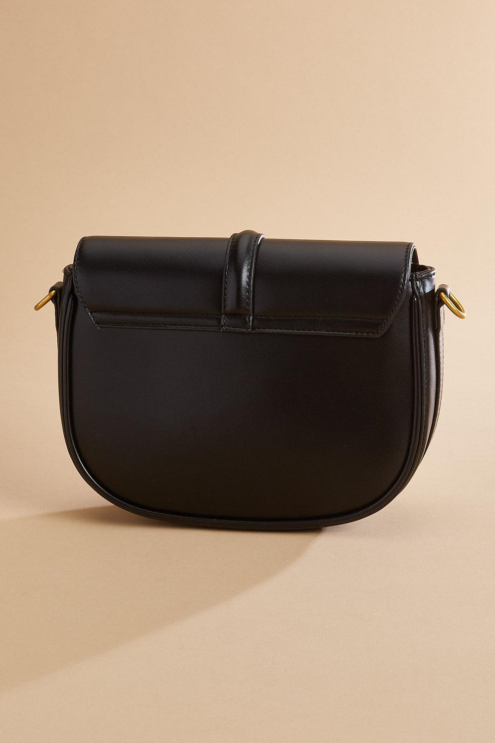 faux leather twill flap crossbody Versona Accessories