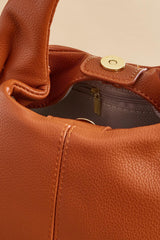 slouchy faux leather hobo bag Versona Accessories