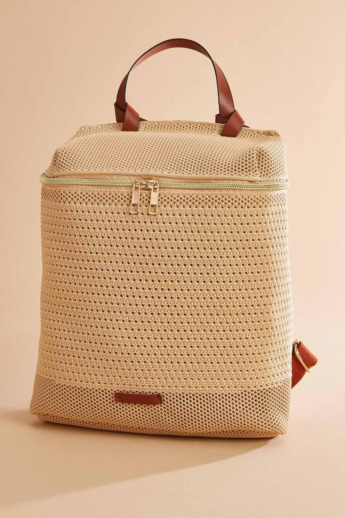 neutral mesh sling backpack Versona Accessories