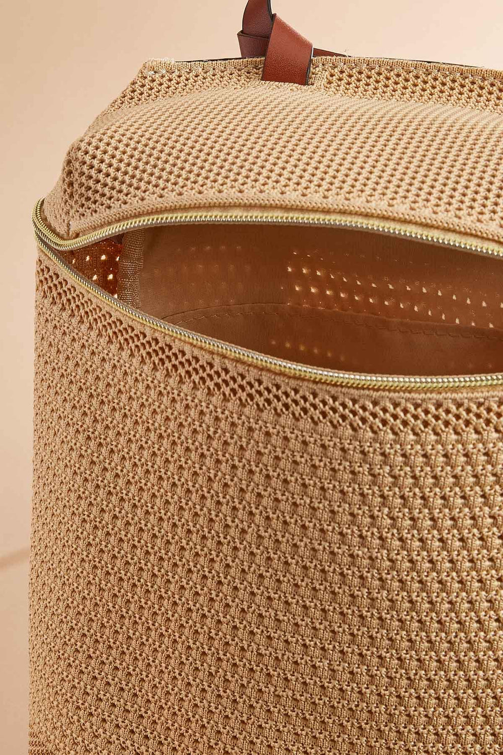 neutral mesh sling backpack Versona Accessories