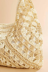 beaded handle crochet tote Versona Accessories