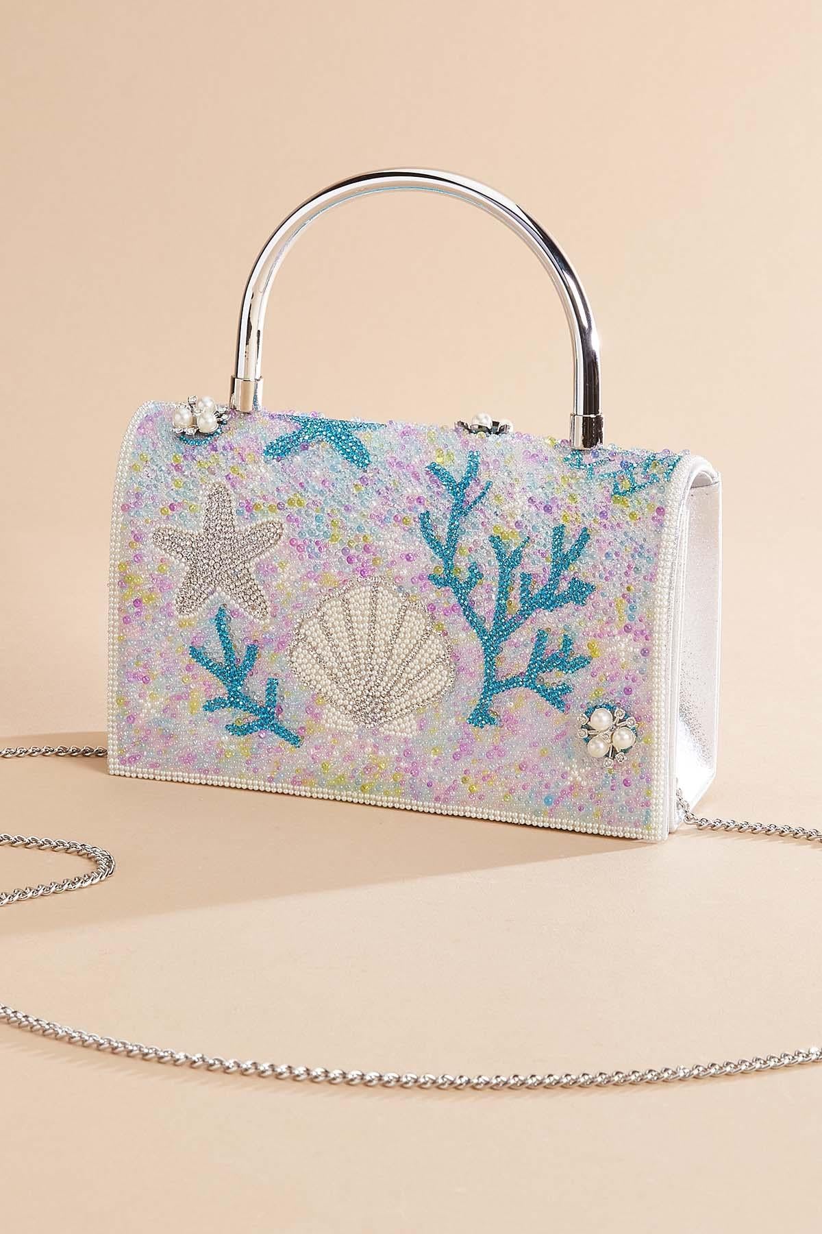 beach icon embellished bag Versona Accessories