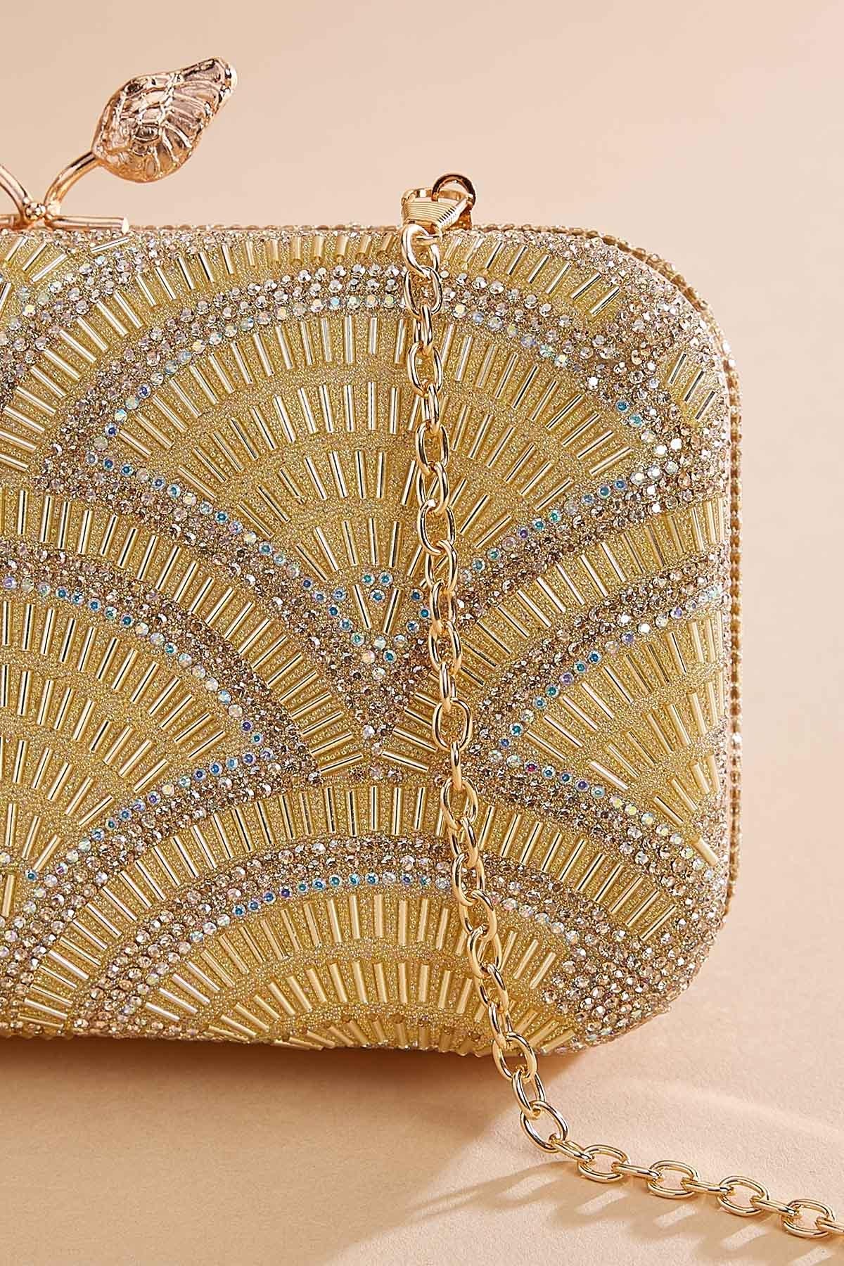 art deco embellished clutch Versona Accessories