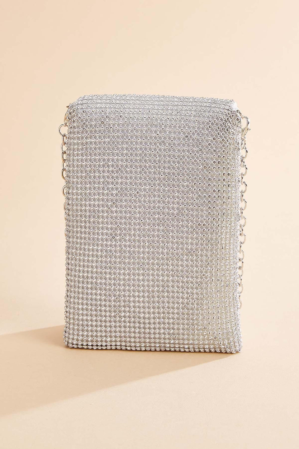 rhinestone mesh cellphone bag Versona Accessories